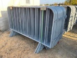 1402 - ABSOLUTE - 20 PC PORTABLE GALV SITE FENCE
