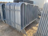 1404 - ABSOLUTE - 25 PC PORTABLE GALV SITE FENCE