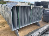1421 - ABSOLUTE - 20 PC. GALVANIZED SITE FENCE
