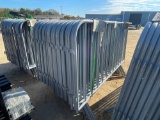 1463 - ABSOLUTE - 25 PC. OF GALVANIZED SITE FENCE