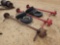 2112 - 3 MOBILE HOME AXLES AND 5 TIRES