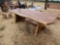 2167 - LIVE EDGE 8' TEAKWOOD TABLE
