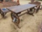 2227 - WAGON WHEEL TABLE