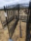2295 - 16' WROUGHT IRON POWDER COATED DBL GATE