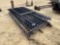 2347 - APPR 28' BLACK WROUGHT IRON FENCE