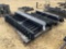 2350 - APPR 110' BLACK ALUM FENCE