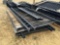 2352 - APPR 50' BLACK WROUGHT IRON FENCE