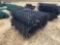 2365 - PALLET OF BLACK CHAIN LINK FENCE