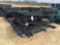 2393 - APPROX 80' BLACK WROUGHT IRON FENCE