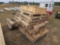 2954 - 11- 4' X 4' & 4- 4' X 6' WOOD PALLETS