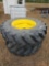2963 - 2- 420/85 R28 AG TIRES & RIMS