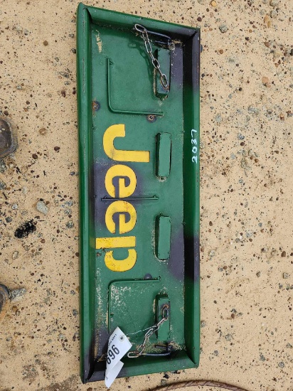2037 - JEEP TAIL GATE SIGN