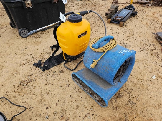 2098 - FAN AND DEWALT SPRAYER