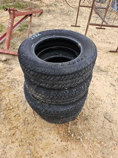 2132 - 4 - 205/75 D15 TIRES ONLY