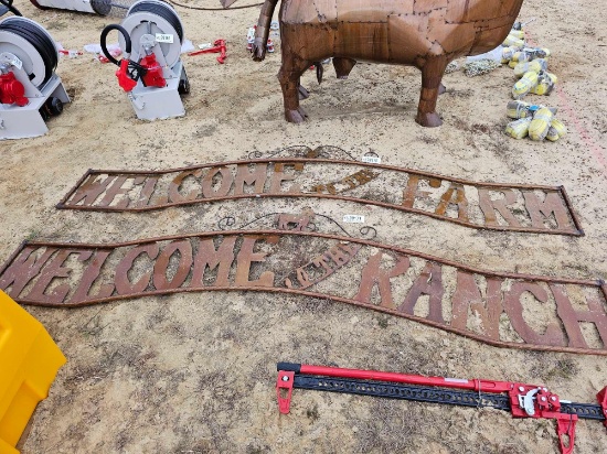 2205 - WELCOME TO THE RANCH SIGN