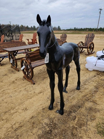 2220 - CAST ALUM HORSE