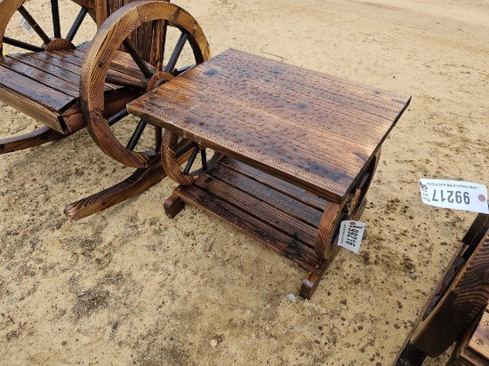 2224 - WAGON WHEEL TABLE