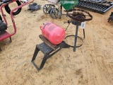 2065 - COOKER STAND AND GAS BOTTLE