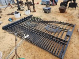 2073 - ABSOLUTE - 20' X 8' WROUGHT IRON GATE