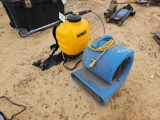 2098 - FAN AND DEWALT SPRAYER