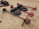 2112 - 3 MOBILE HOME AXLES AND 5 TIRES