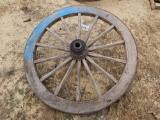 2143 - WOOD WAGON WHEEL 51
