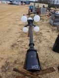 2155 - 5 - GLOBE HORSE LAMP POST