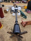 2156 - 5 - GLOBE HORSE LAMP POST