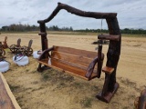 2164 - TEAKWOOD 6' SWING AND FRAME