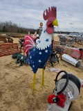 2168 - LARGE METAL ROOSTER