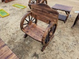 2228 - WAGON WHEEL CHAIR