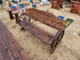 2231 - WAGON WHEEL BENCH