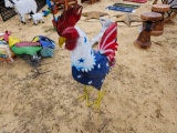 2254 - SMALL METAL ROOSTER