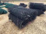 2365 - PALLET OF BLACK CHAIN LINK FENCE
