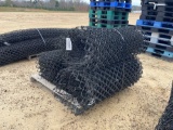 2366 - PALLET OF BLACK CHAIN LINK FENCE