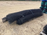 2367 - PALLET OF BLACK CHAIN LINK FENCE