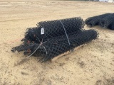2368 - PALLET OF BLACK CHAIN LINK FENCE