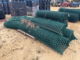 2370 - PALLET OF GREEN CHAIN LINK FENCE