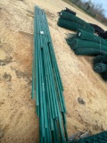 2376 - BUNDLE OF GREEN FENCE TUBING