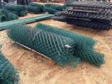 2379 - PALLET OF GREEN CHAIN LINK FENCE