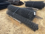 2387 - PALLET OF 6' BLACK CHAIN LINK FENCE