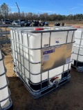 2413 - 336 GALLON POLY TANK WITH METAL FRAME
