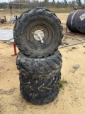 2436 - 4 - 26X11 R12 TIRES AND RIMS