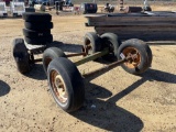 2527 - 2 - STRAIGHT AXLES & 1 - DROP AXLE