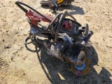 2563 - MILWAUKE BANDSAW, GRINDER, CHIPPING HAMMERS