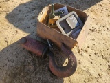 2602 - 6 TON HOOK, BOX OF MISC