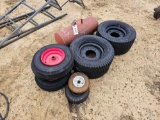 2667 - ASSORTMENT OF TIRES, AIR COMPRESSORS