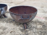 2703 - METAL TUB FIRE PIT