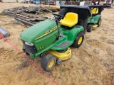 2763 - JOHN DEERE LT155 TRACTOR STYLE LAWN MOWER