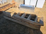 2861 - 4 WOODEN LADDERS 6'8
